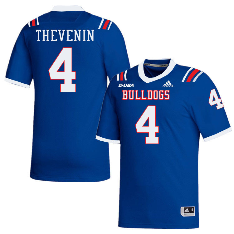 Clay Thevenin Louisiana Tech Jersey,LA Tech Bulldogs Football Jerseys,Uniforms,Gears-Blue